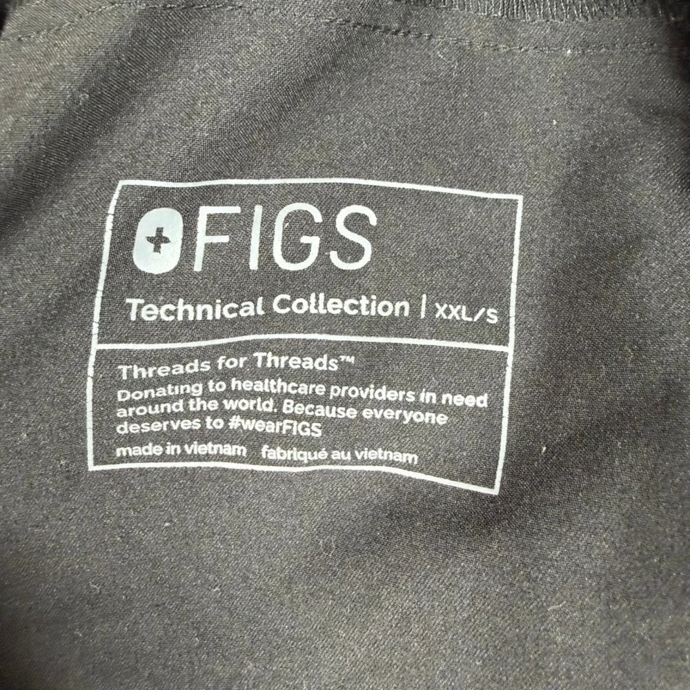 Figs Tansen Jogger Scrub Pants Mens XXL/S Black Technical Collection MXXSW2004S